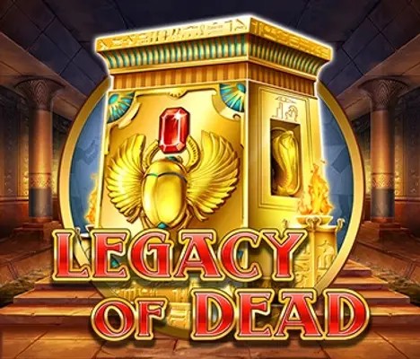 Legacy of Dead online game logo by Play’n GO on vem-apostar.pt